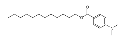 dodecyl 4-(N,N-dimethylamino)benzoate结构式
