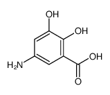 5-amino-2,3-dihydroxybenzoic acid Structure