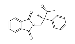 (+)-2-phenyl-1-phthalimidobutan-3-one Structure