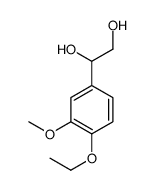1-(4-ethoxy-3-methoxyphenyl)ethane-1,2-diol结构式