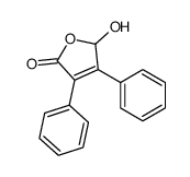 2-hydroxy-3,4-diphenyl-2H-furan-5-one结构式