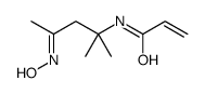 N-(4-hydroxyimino-2-methylpentan-2-yl)prop-2-enamide结构式