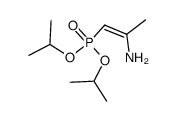 diisopropyl (2-amino-1-propenyl)phosphonate Structure