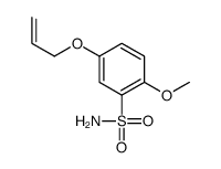 2-methoxy-5-prop-2-enoxybenzenesulfonamide结构式