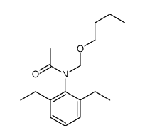 2,6-DIETHYL-N-(METHOXYMETHYL)ACETANILIDE结构式