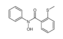 N-[2-(methylthio)benzoyl]-N-phenylhydroxylamine结构式