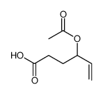 4-acetyloxyhex-5-enoic acid Structure