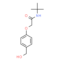 N-(TERT-BUTYL)-2-(4-(HYDROXYMETHYL)PHENOXY)ACETAMIDE Structure