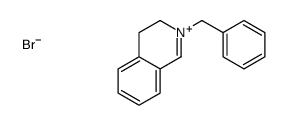 2-benzyl-3,4-dihydroisoquinolin-2-ium,bromide结构式