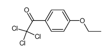 1-(4-ethoxy-phenyl)-2,2,2-trichloro-ethanone结构式