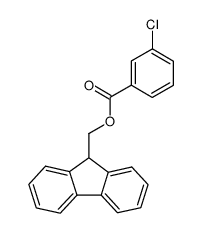 fluoren-9-ylmethyl 3-chloro-benzoate结构式