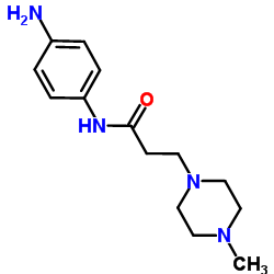 N-(4-Aminophenyl)-3-(4-methyl-1-piperazinyl)propanamide Structure