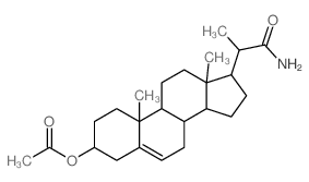 Pregn-5-ene-20-carboxamide,3-(acetyloxy)-, (3b,20S)- (9CI)结构式