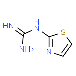 Guanidine,N-2-thiazolyl- Structure