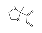 2-(buta-1,3-dien-2-yl)-2-methyl-1,3-dithiolane Structure