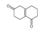 3,4,7,8-tetrahydronaphthalene-1,6(2H,5H)-dione Structure