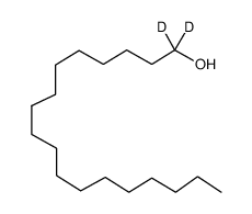 1-Hydroxyoctadecane-d2 Structure