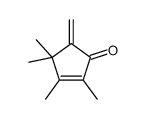 2,3,4,4-tetramethyl-5-methylidenecyclopent-2-en-1-one Structure