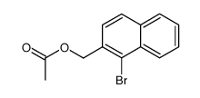 1-bromo-2-(acetoxymethyl)naphthalene Structure