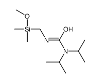 3-[[methoxy(dimethyl)silyl]methyl]-1,1-di(propan-2-yl)urea Structure