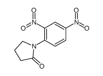 1-(2,4-dinitro-phenyl)-pyrrolidin-2-one结构式