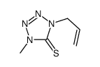 1-methyl-4-prop-2-enyltetrazole-5-thione结构式