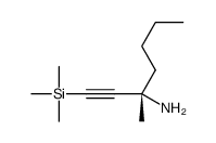 (3S)-3-methyl-1-trimethylsilylhept-1-yn-3-amine Structure