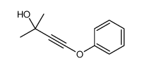 2-methyl-4-phenoxybut-3-yn-2-ol结构式