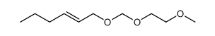 2-Hexene, 1-[(2-methoxyethoxy)methoxy]-, (E) Structure