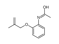 N-[2-(2-methylprop-2-enoxy)phenyl]acetamide Structure