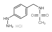 4-苯肼-N-甲基甲烷磺酰胺盐酸盐结构式