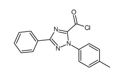 2-(4-methylphenyl)-5-phenyl-1,2,4-triazole-3-carbonyl chloride Structure