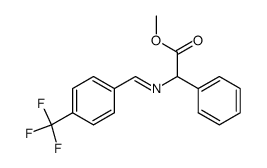 methyl N-p-trifluoromethylbenzylidenephenylglycinate结构式