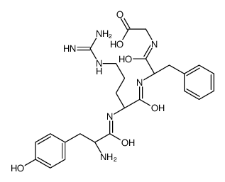 tyrosyl-arginyl-phenylalanyl-glycine Structure