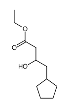 ethyl 4-cyclopentyl-3-hydroxybutyrate Structure