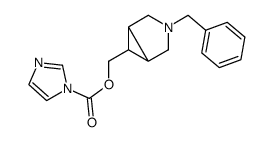 3-benzyl-3-azabicyclo[3.1.0]hex-6-yl methyl 1H-imidazole-1-carboxylate结构式