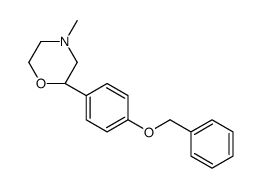 (2S)-4-methyl-2-(4-phenylmethoxyphenyl)morpholine结构式