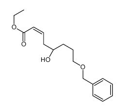 ethyl (5S)-5-hydroxy-8-phenylmethoxyoct-2-enoate Structure