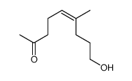 9-hydroxy-6-methylnon-5-en-2-one Structure