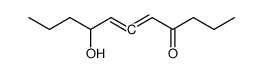 8-hydroxy-undeca-5,6-dien-4-one结构式