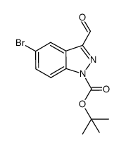 5-溴-1H-吲唑-3-甲醛结构式