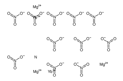 trimagnesium,ytterbium(3+),dodecanitrate结构式