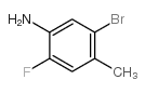 5-溴-2-氟-4-甲基苯胺结构式