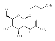 Butyl-2-acetamido-2-deoxy-β-D-glucopyranoside Structure