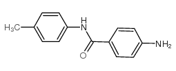 4-氨基-N-(4-甲基苯基)苯甲酰胺结构式