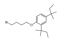 δ-(2,4-di-tert-amylphenoxy)butyl bromide Structure