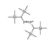 bis(trimethylsilyl)methyl-[bis(trimethylsilyl)methylphosphanylidene]phosphane Structure