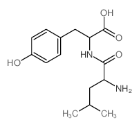 L-亮氨酰-L-酪氨酸结构式