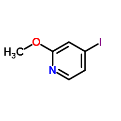 4-碘-2-甲氧基吡啶结构式