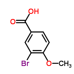 3-溴-4-甲氧基苯甲酸结构式